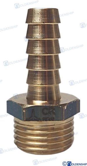 HOSE TAIL 1/2'' x 12 M. BRASS CR