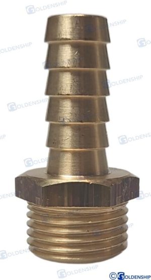 HOSE TAIL 1/2'' x 13 M. BRASS CR