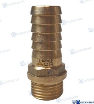 HOSE TAIL 1/2'' x 19 M. BRASS CR