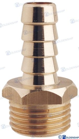 HOSE TAIL 1/4'' x 10 M. BRASS CR