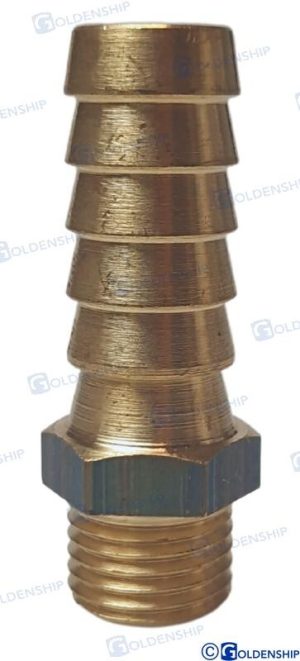 HOSE TAIL 1/4'' x 13 M. BRASS CR