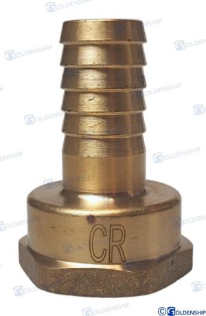HOSE TAIL 1'' x 20 F. BRASS CR
