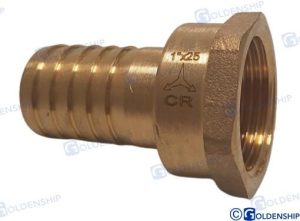 HOSE TAIL 1'' x 25 F. BRASS CR