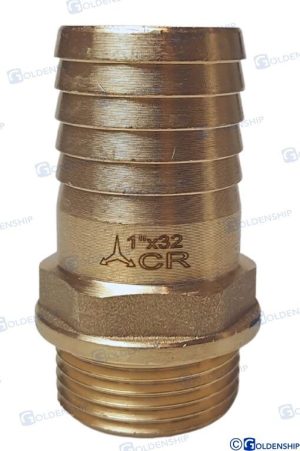 HOSE TAIL 1'' x 32 M. BRASS CR