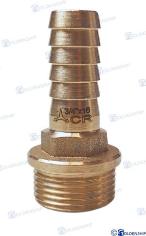 HOSE TAIL 3/4'' x 16 M. BRASS CR