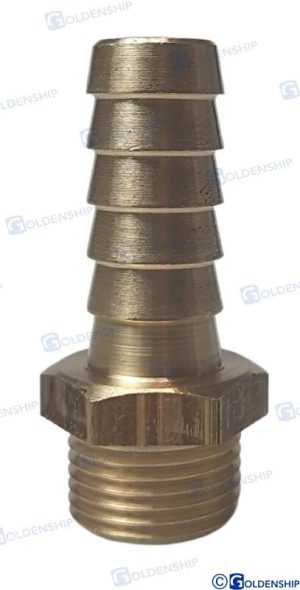 HOSE TAIL 3/8'' x 13 M. BRASS CR