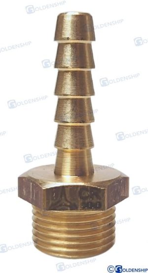HOSE TAIL 3/8'' x 8 M. BRASS CR