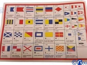 INTERNATIONAL CODE FLAG 40X60 CM