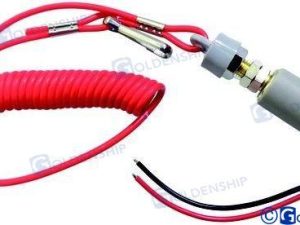 KILL SWITCH GRAY CAP W/COIL LANYARD