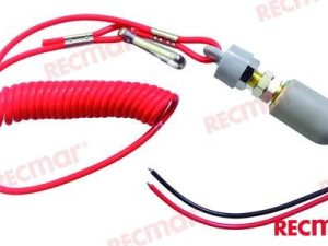 KILL SWITCH GRAY CAP W/COIL LANYARD