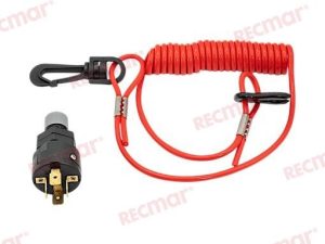 KILL SWITCH W/COIL LANYARD