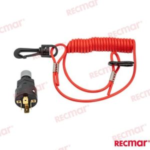 KILL SWITCH W/COIL LANYARD