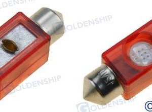 LED BULB FESTOON 1-12V RED