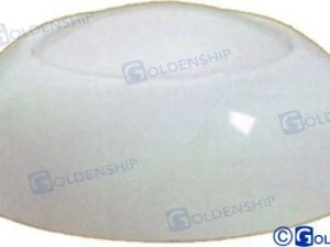 LED DOME LIGHT WHITE PLASTIC 3"