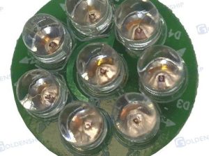 LED G4 BULB BACK PIN RED 12V