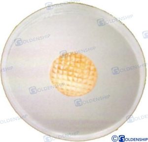 LED ROUND EXTERIOR LIGHT SS TANGERINE