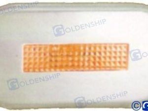 LED ROUND EXTERIOR LIGHT SS TANGERINE