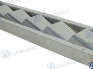 LOUVER VENTILATOR, SS. 325X76X27