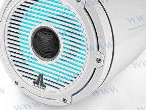 M6 7.7"Tower Coaxial Speak  LED White Cl