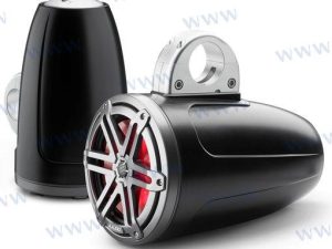 M6 7.7"TowerCoaxialSpeak LED Gunmetal Sp