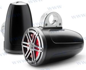 M6 7.7"TowerCoaxialSpeak LED Gunmetal Sp