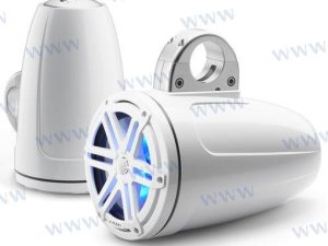 M6 8.8" Tower Coaxial Speakers White Spo