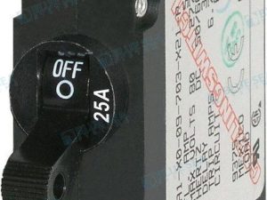 MAGNETIC CIRCUIT BREAKER 25 A. BLACK