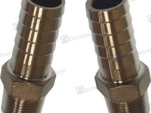 MALE HOSE ADAPTER 3/8 15mm  (2)