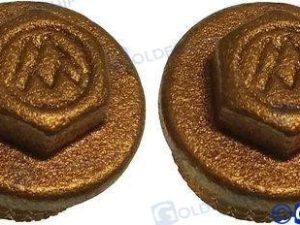 MALE NUT PLUG 1/2" (2)