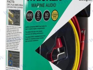 Marine 8AWG Amplifier Power Kit-Tinned