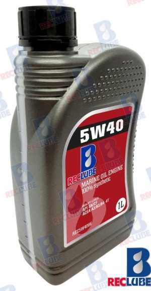 MARINE ENGINE OIL  100% SYNT. 5W40-1 x6