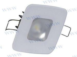 Mirage Square, Glass, WhtDim Red Blue