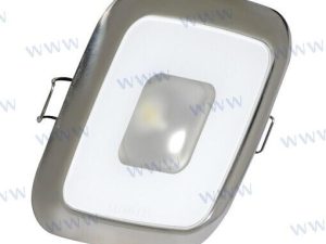 Mirage Square, Polished, WhtDim Red Blue