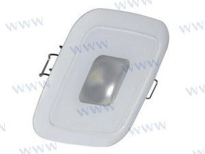 Mirage Square, White, WhtDim Red Blue