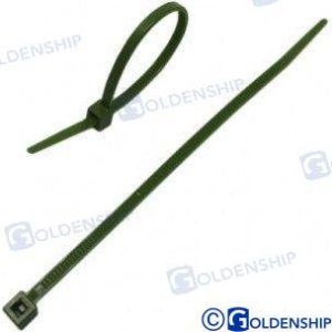 NYLON CABLE TIE 200X3,6 GREEN (100)