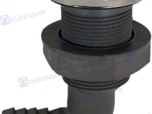 NYLON/STAINLESS THRUHULL 90  3/4"