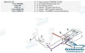 OB/Sterndrive SINGLE ENGINE w/Trim 12V