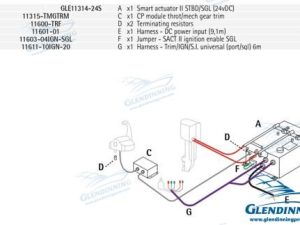 OB/STERNDRIVE SINGLE ENGINE W/TRIM 24V