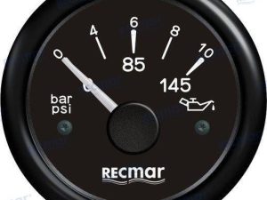OIL PRESSURE 10-184º 0/10 BAR BLACK