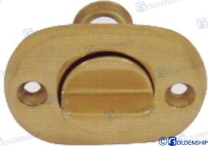 OVAL DRAIN PLUG BRASS 54 MM