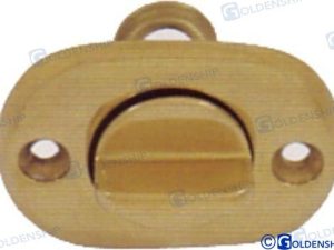 OVAL DRAIN PLUG BRASS 54 MM