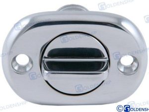 OVAL DRAIN PLUG SS-316 54 MM.