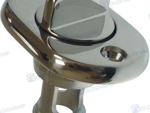 OVAL DRAIN PLUG SS-316 64 MM.