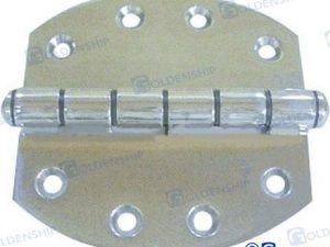 OVAL INOX HINGE 126X127