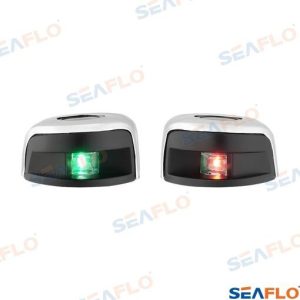PAIR OF STAINLESS STEEL LED LIGHTS, 12V,