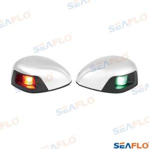 PAIR OF STAINLESS STEEL LED LIGHTS, 12V,