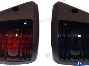 PAIR VERTICAL NAV.LIGHTS BLACK - LED
