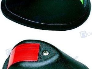 PAIR VERTICAL NAV.LIGHTS BLACK-LED