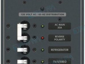 PANEL 230VAC METER/MAIN + 3 POS
