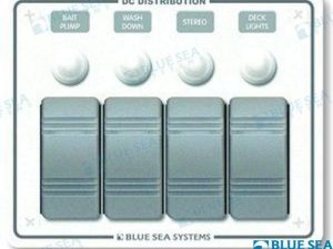 PANEL WATERPROOF 12VDC 4 BREAKER HORZ.